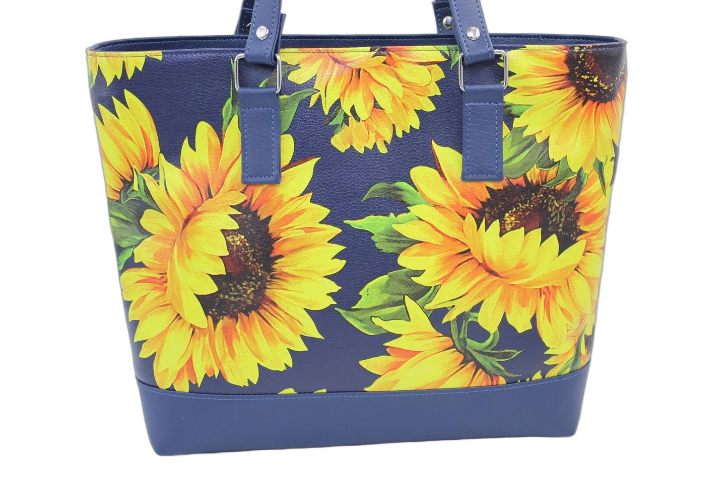 Sunflowers in the blue Tote Bag