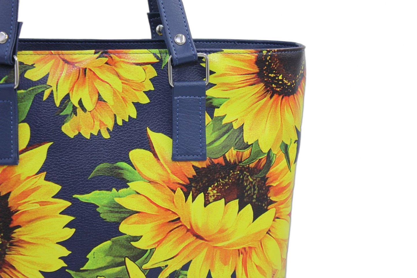 Sunflowers in the blue Tote Bag
